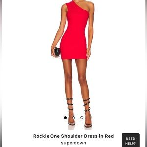 Superdown- Rockie One Shoulder Mini Dress